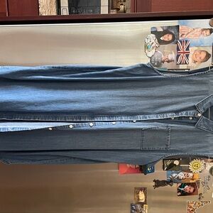 J crew Classic Blue Denim Shirt dress  - Women Jeans